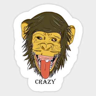 Monkey-sticking-Tonguer Sticker